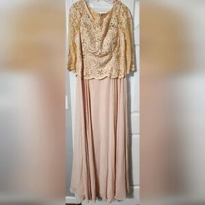 Champagne Mother of the Bride Dress